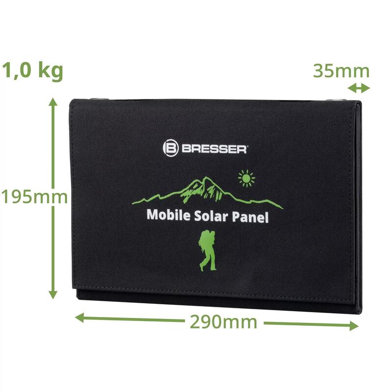 Chargeur de porte du panneau solaire 21W Bresser