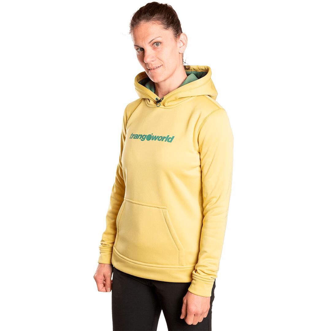 Sudadera para Mujer Trangoworld Poppi Marrón/Verde 3/6