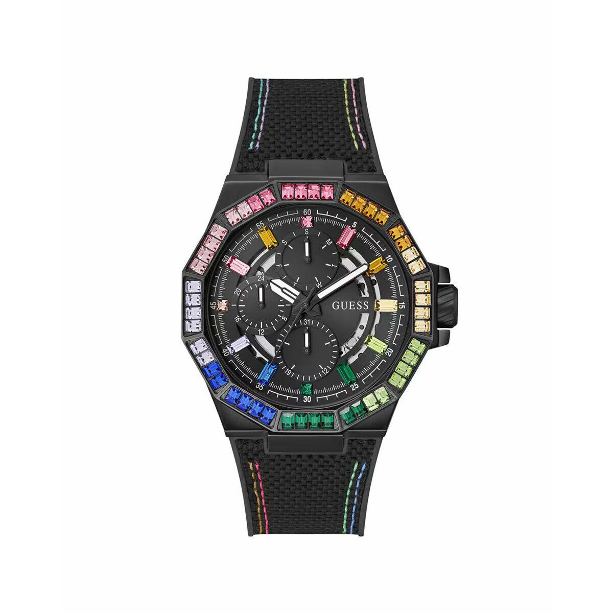 Relógio masculino guess gw0701g1 ø 45 mm