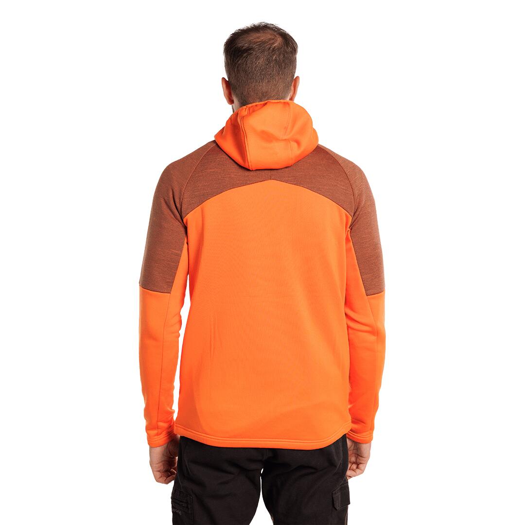 Forro polar para Hombre Trangoworld Thorne Naranja 4/7