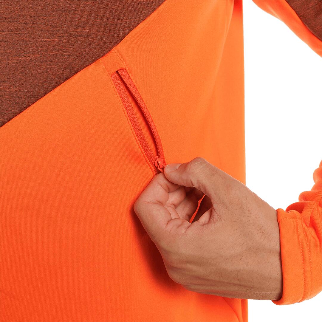 Forro polar para Hombre Trangoworld Thorne Naranja 5/7