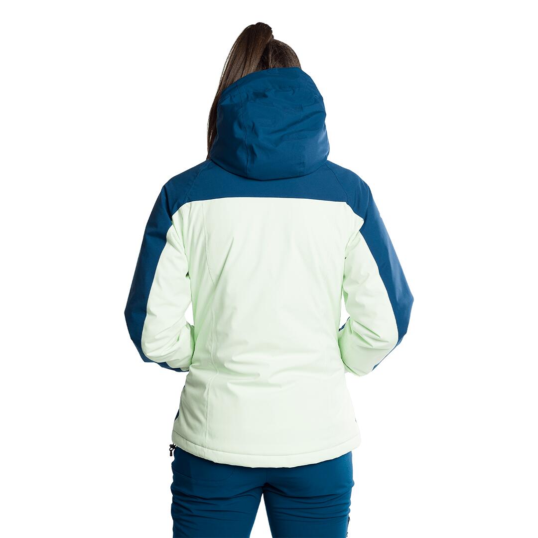 Chaqueta acolchada para Mujer Trangoworld Bodo termic vd Azul/Verde Impermeable 4/7