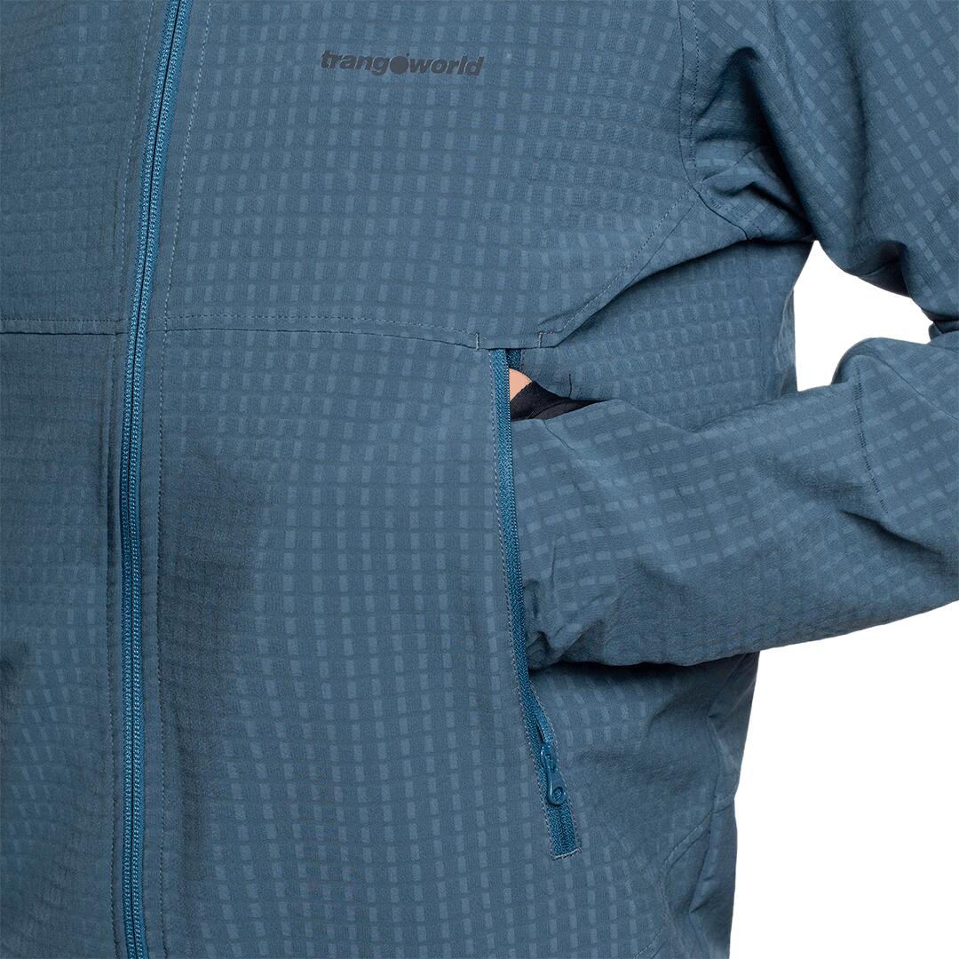 Softshell para Hombre Trangoworld Chamar Azul/Negro 7/7