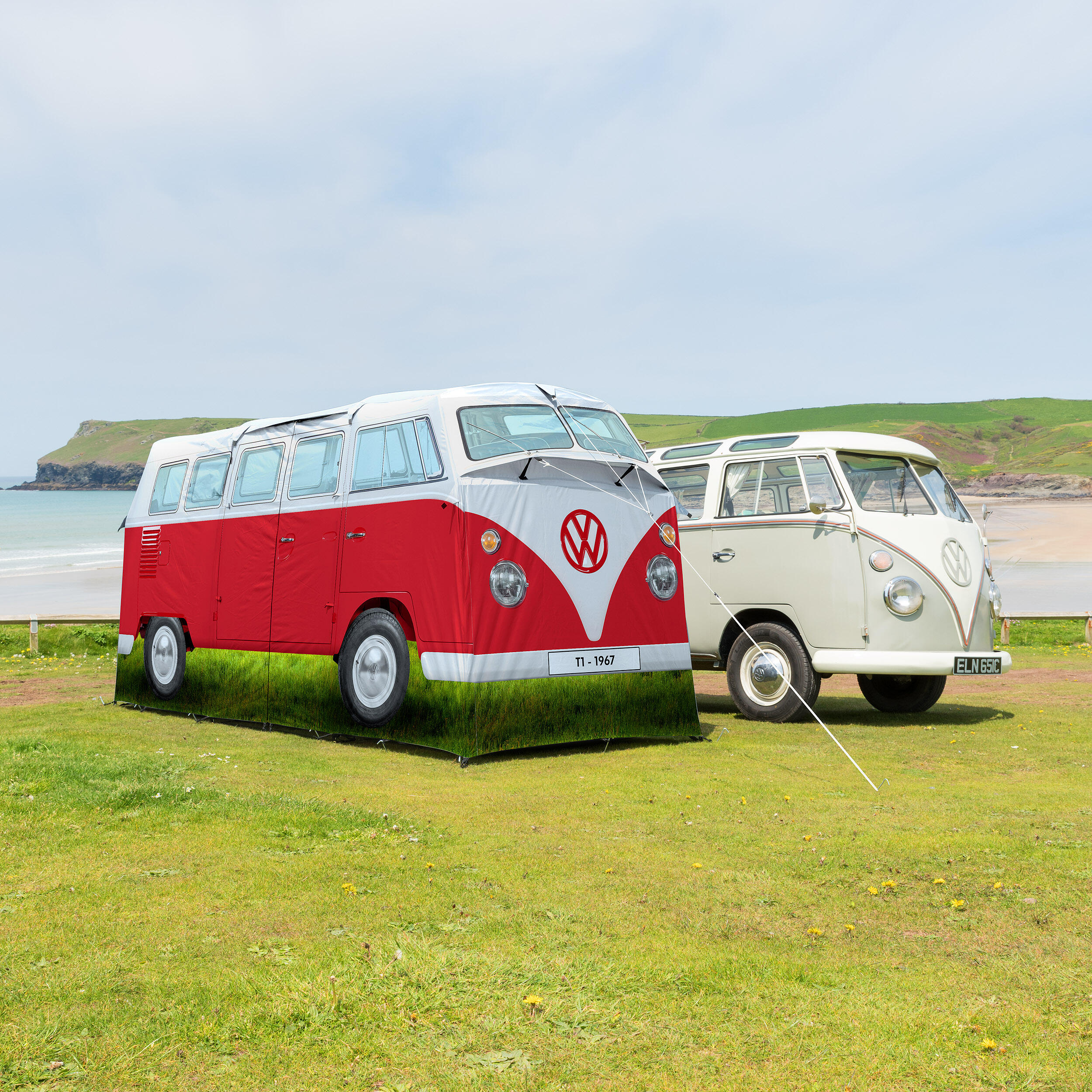 VW Kids Campervan Tent, Camping , Red 3/6