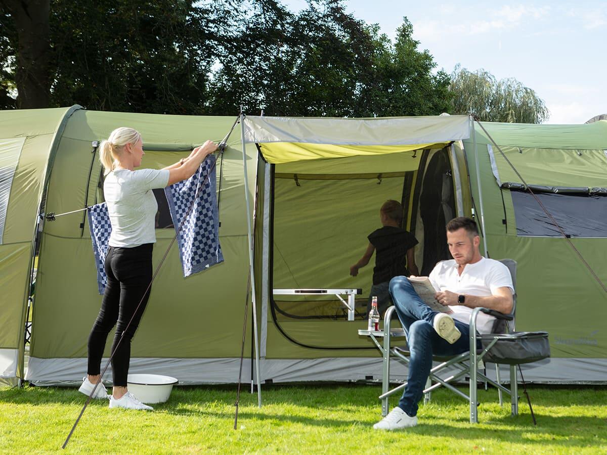 Recondicionado - Tenda de campismo túnel Gotland 6 Protect - chão cosido 3/7