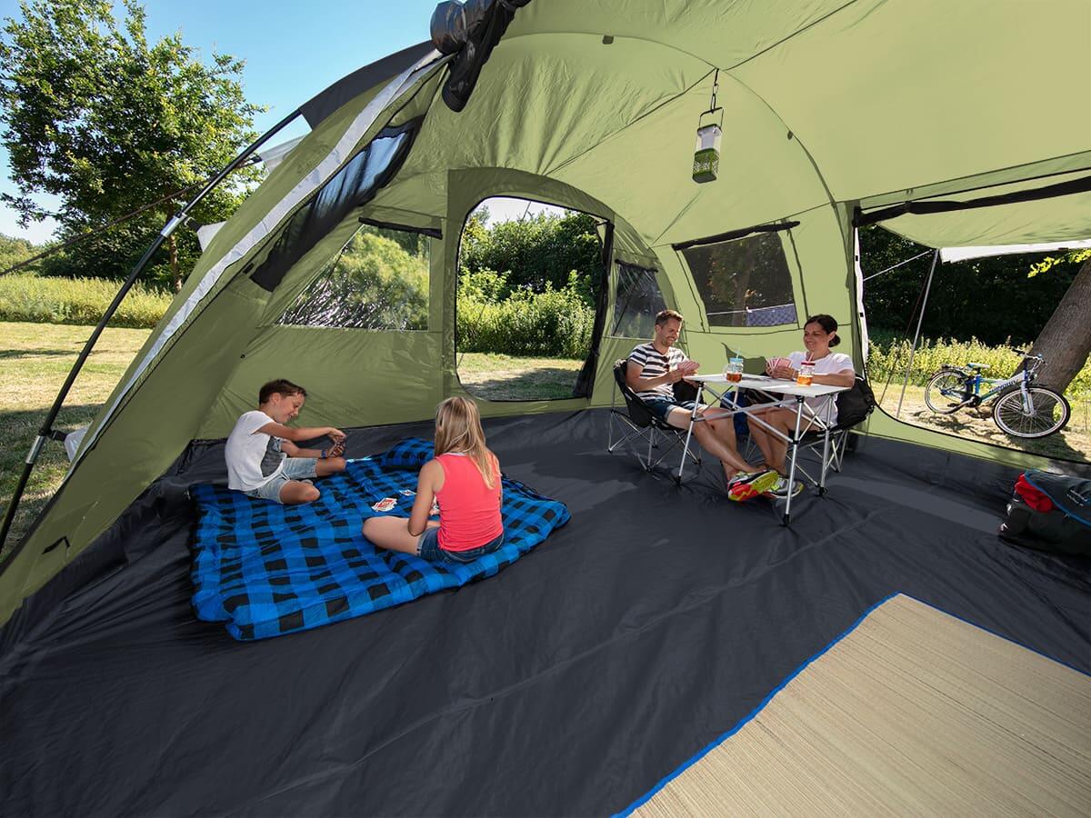 Recondicionado - Tenda campismo túnel Gotland Sleeper Protec 6 - chão cosido 6/7