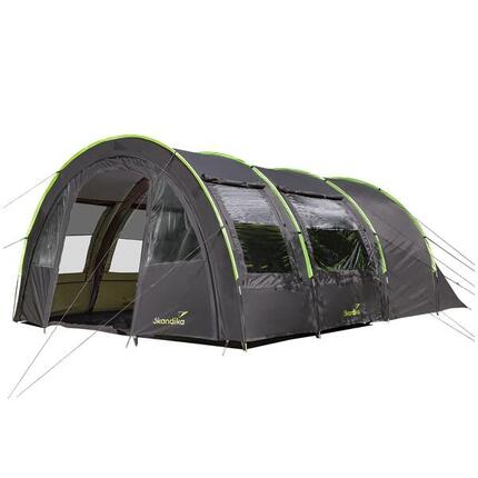 Tunnelzelt Kemi 4 - Camping - 4 Personen - 2 Schlafkabinen, Frontwand versetzbar