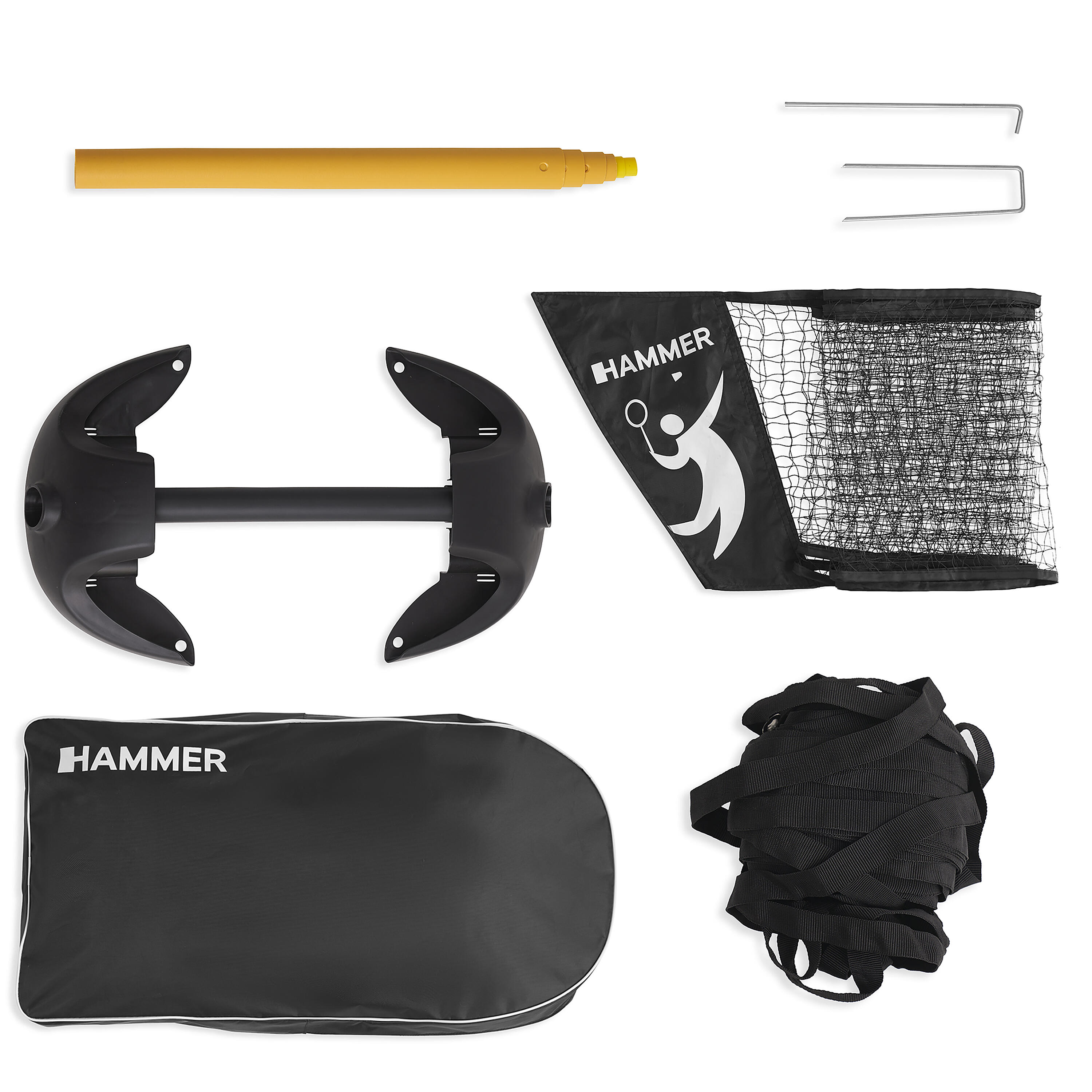 Badminton-Set, mobil, mit Rucksack und Courtline 6/7