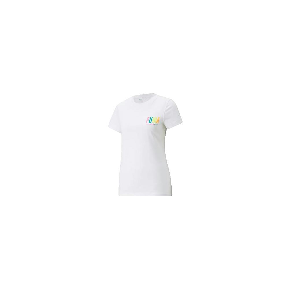 T-Shirt Femmes Puma Swxp Graphic Tee blanc 2/3