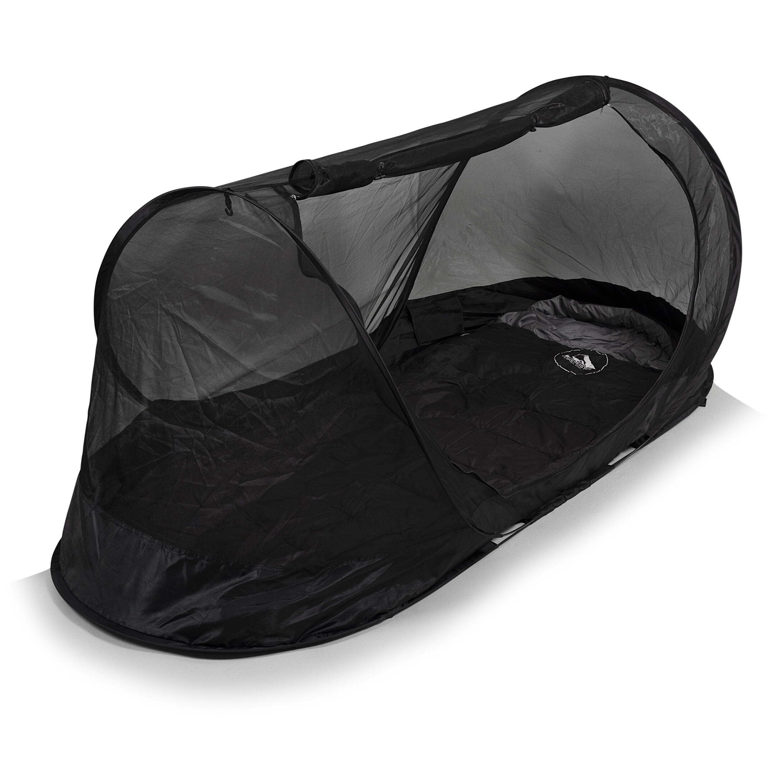 Tente moustiquaire Travelnet imprégnée, L210x W80x H85cm, noir, 1 personne 3/7