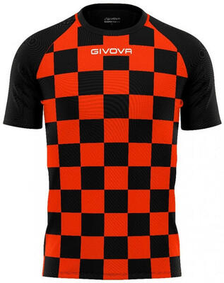 Camiseta deportiva Givova Dama Naranja-Negro XL