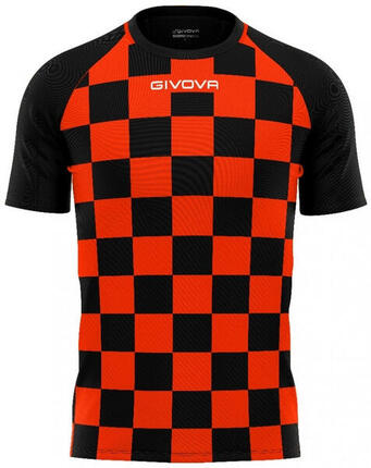 Camiseta deportiva Givova Dama naranja-negro XL