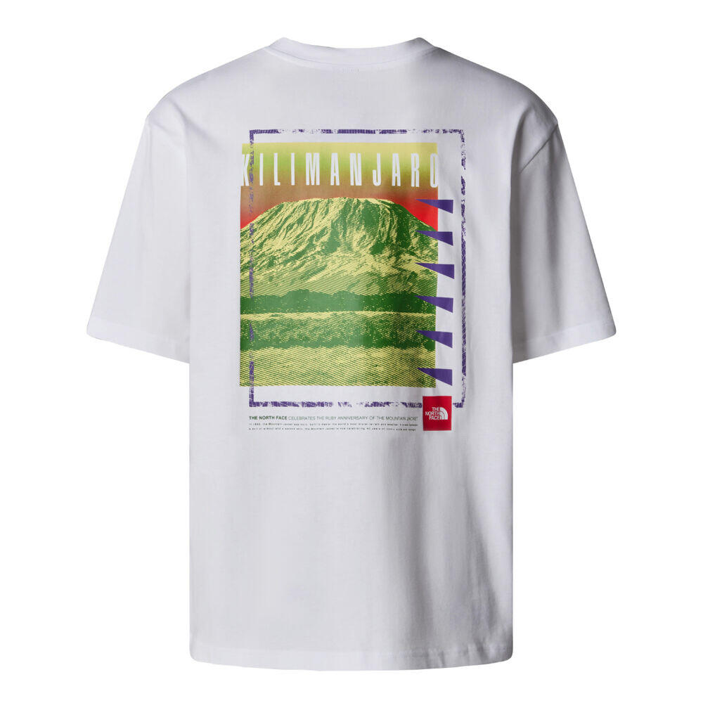 T-shirt Adulto The North Face Axys Oversized Shortsleeve bianco 2/5