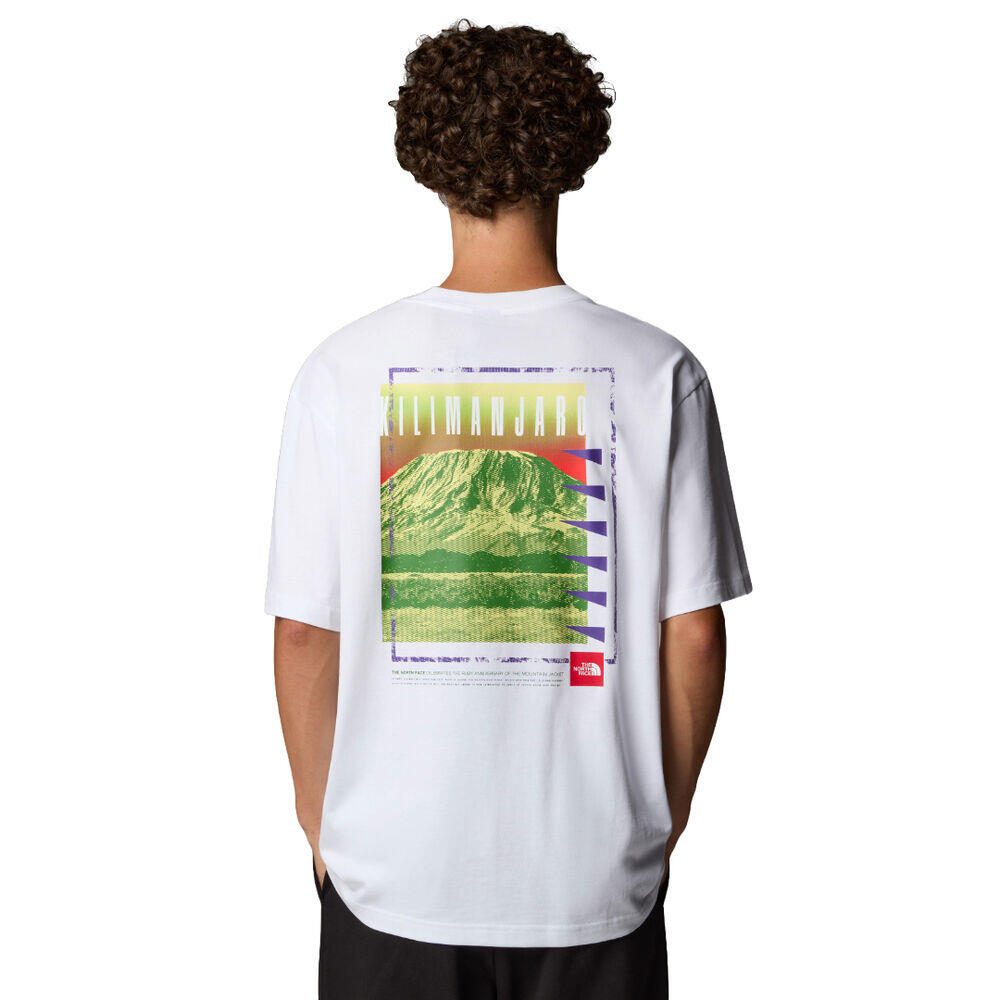 T-shirt Adulto The North Face Axys Oversized Shortsleeve bianco 4/5