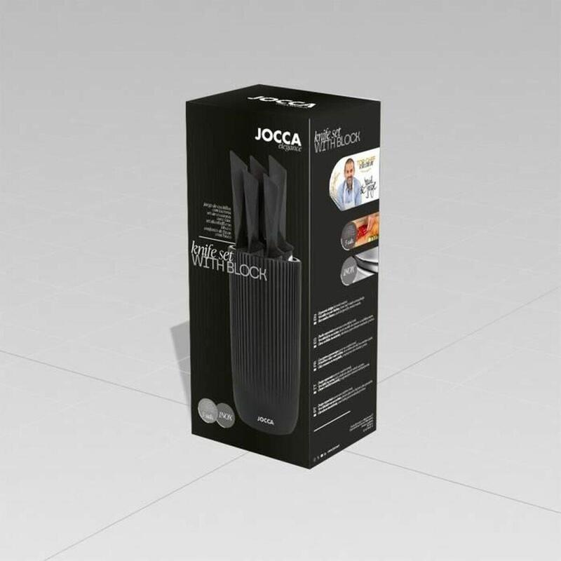Set de Cuțite JOCCA Negru