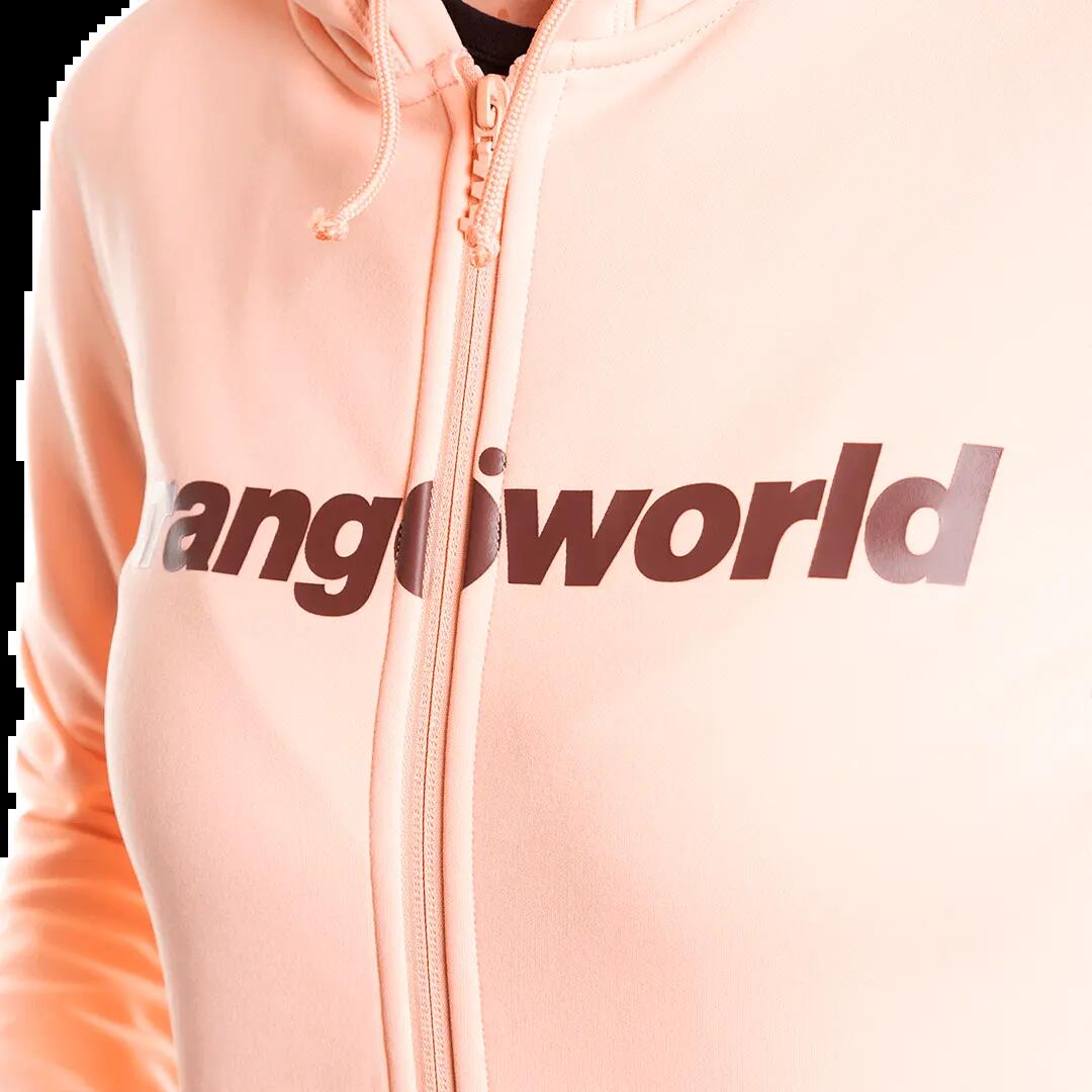Sudadera con cremallera para Mujer Trangoworld Liena Rosa/Marrón 5/6