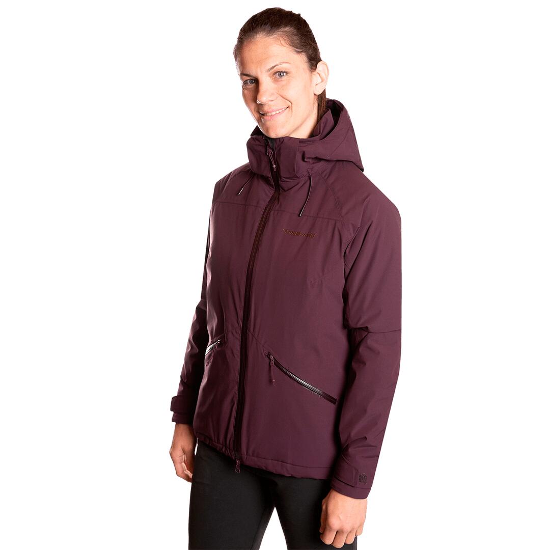 Chaqueta acolchada para Mujer Trangoworld Bodo termic vd Marrón Impermeable 3/7