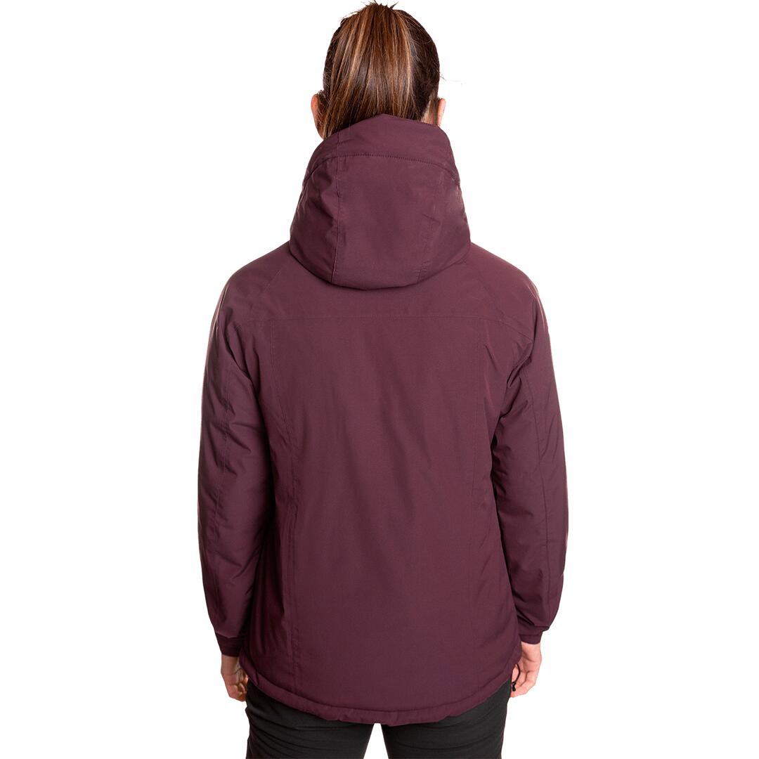 Chaqueta acolchada para Mujer Trangoworld Bodo termic vd Marrón Impermeable 4/7