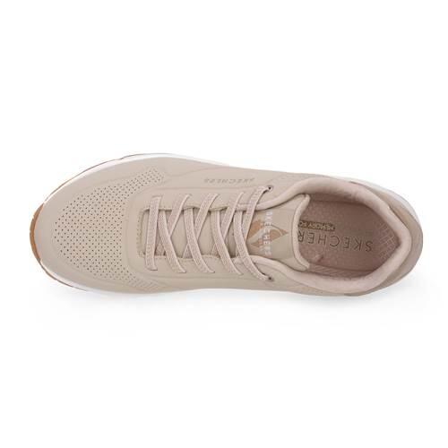 Zapatos Skechers Zapatillas para mujer Uno-Shimmer Away Beige 4/6