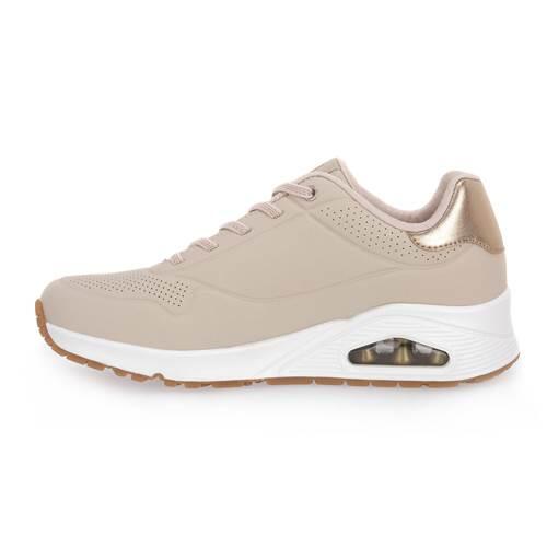 Zapatos Skechers Zapatillas para mujer Uno-Shimmer Away Beige 3/6