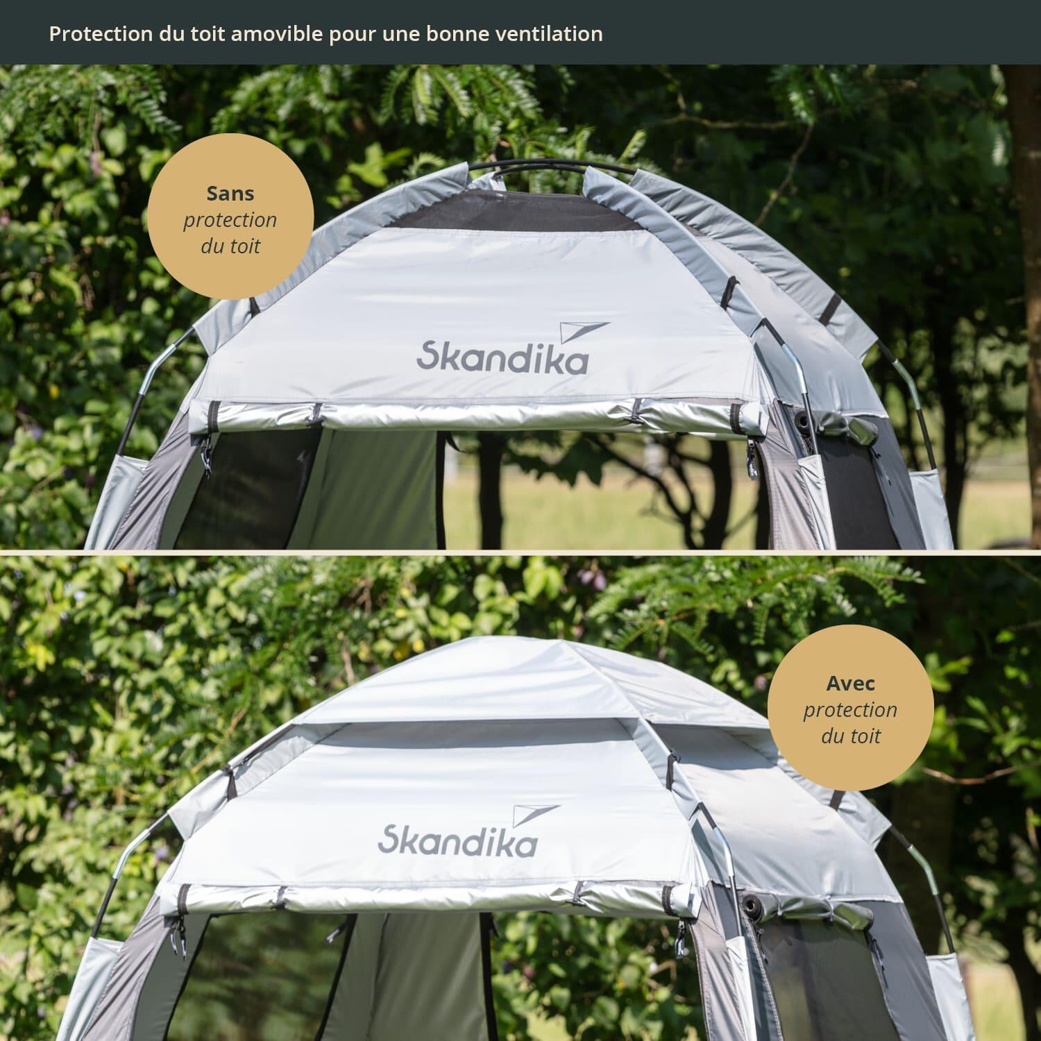 Tienda ducha/vestuario de camping  - tienda vestidor grande con 230cm altura 5/7