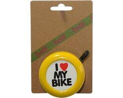 Fahrradklingel BELLL I love my Bike Gelb