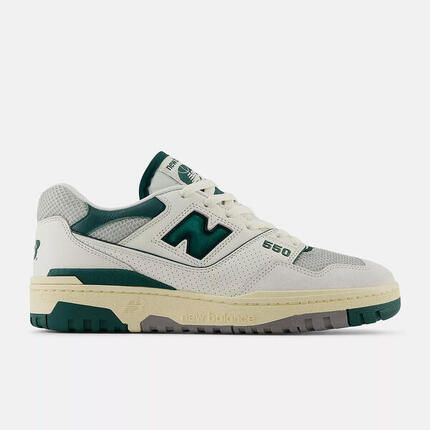 Sneakers New Balance BB550CPE blanc et vert