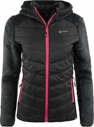 Mckees Cargana Damen Steppjacke mit Kapuze Schwarz