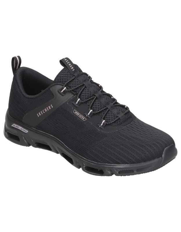 Zapatillas para Mujer Skechers  Negro 3/4