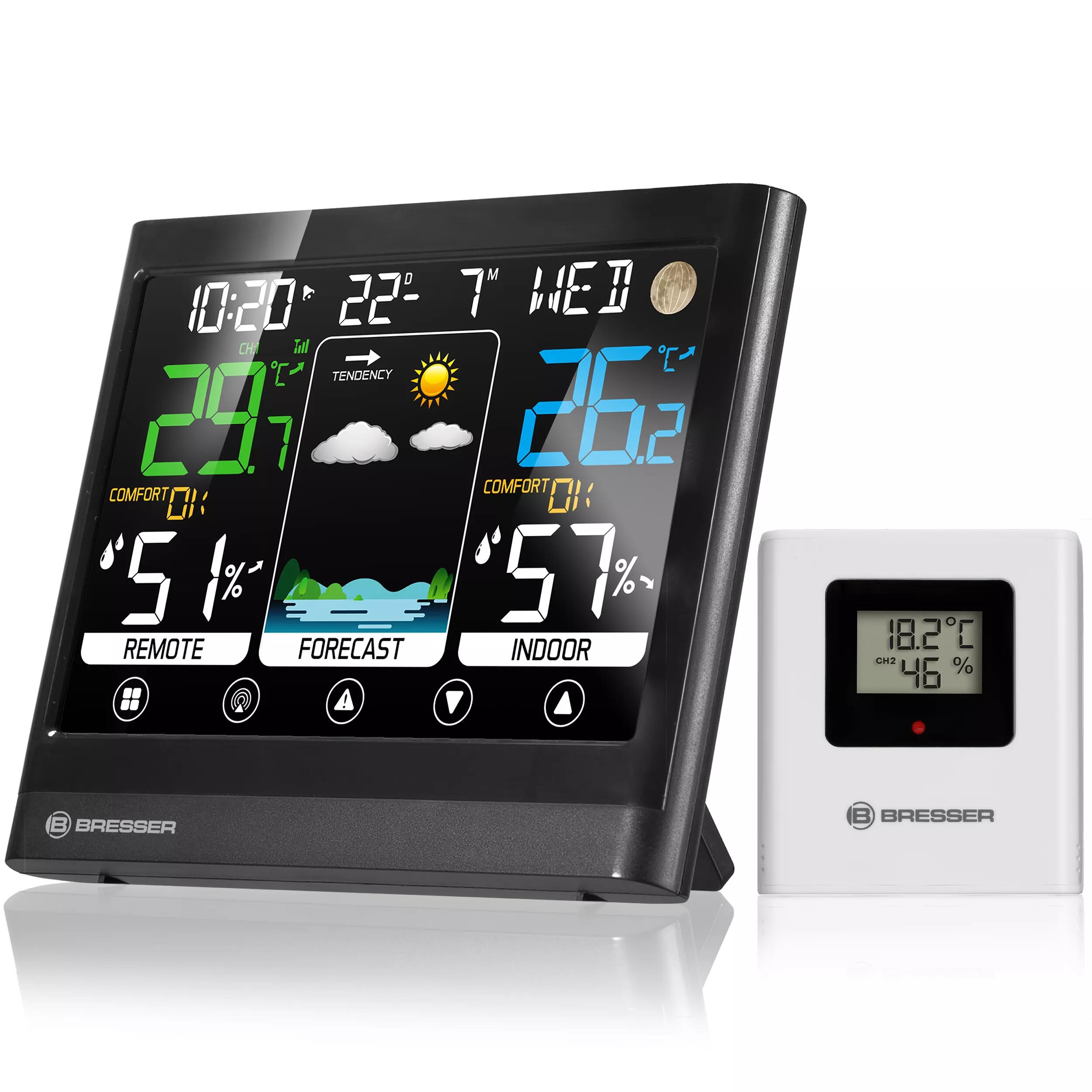 BRESSER BRESSER MeteoTemp BF Stazione meteorologica a colori con touch screen
