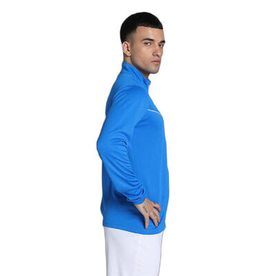 Puma teamrise training poly jacket blauw sweatshirt volwassenen