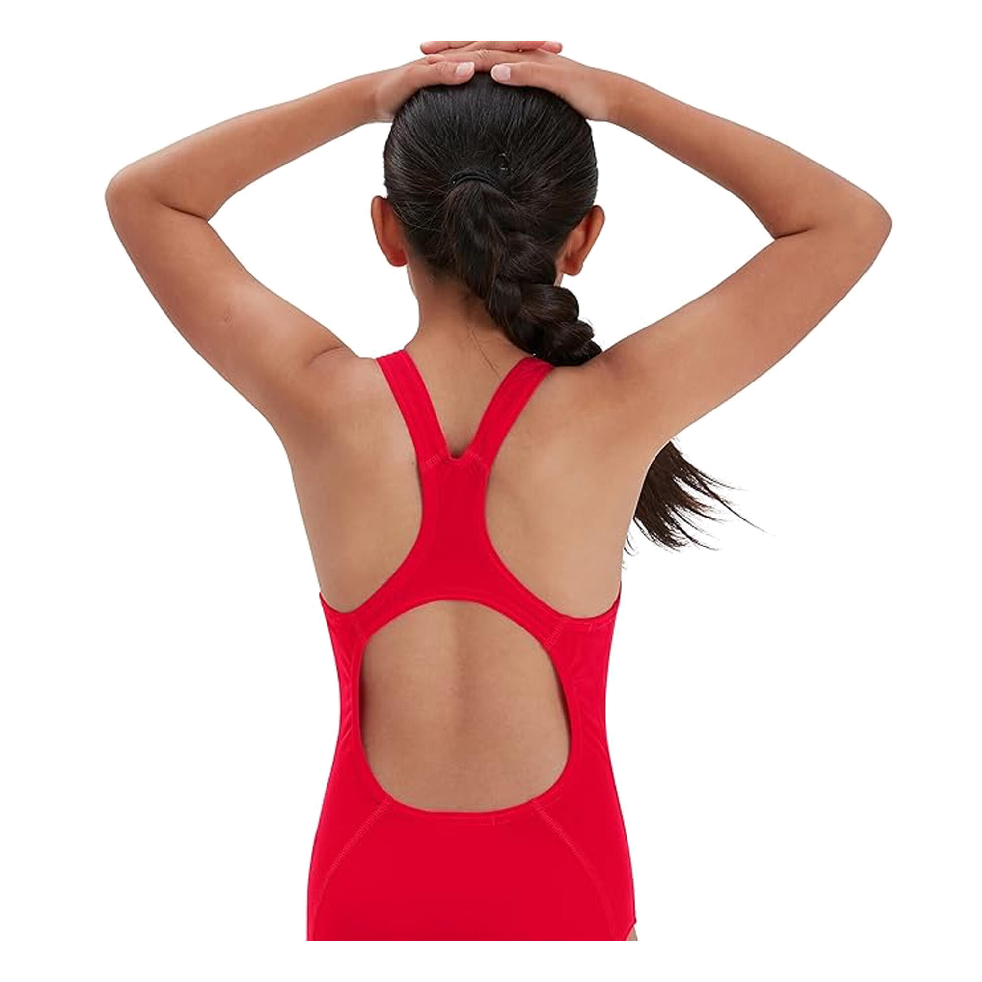 Girls Medalist Endurance+ One Piece Swimsuit (Red) 2/2