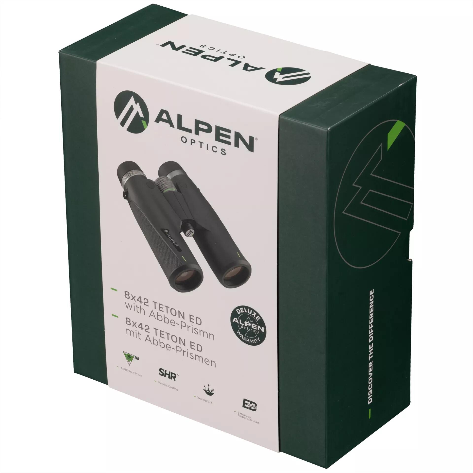 Jumelles ALPEN Teton 8x42 avec prismes Abbe / verre ED 7/7