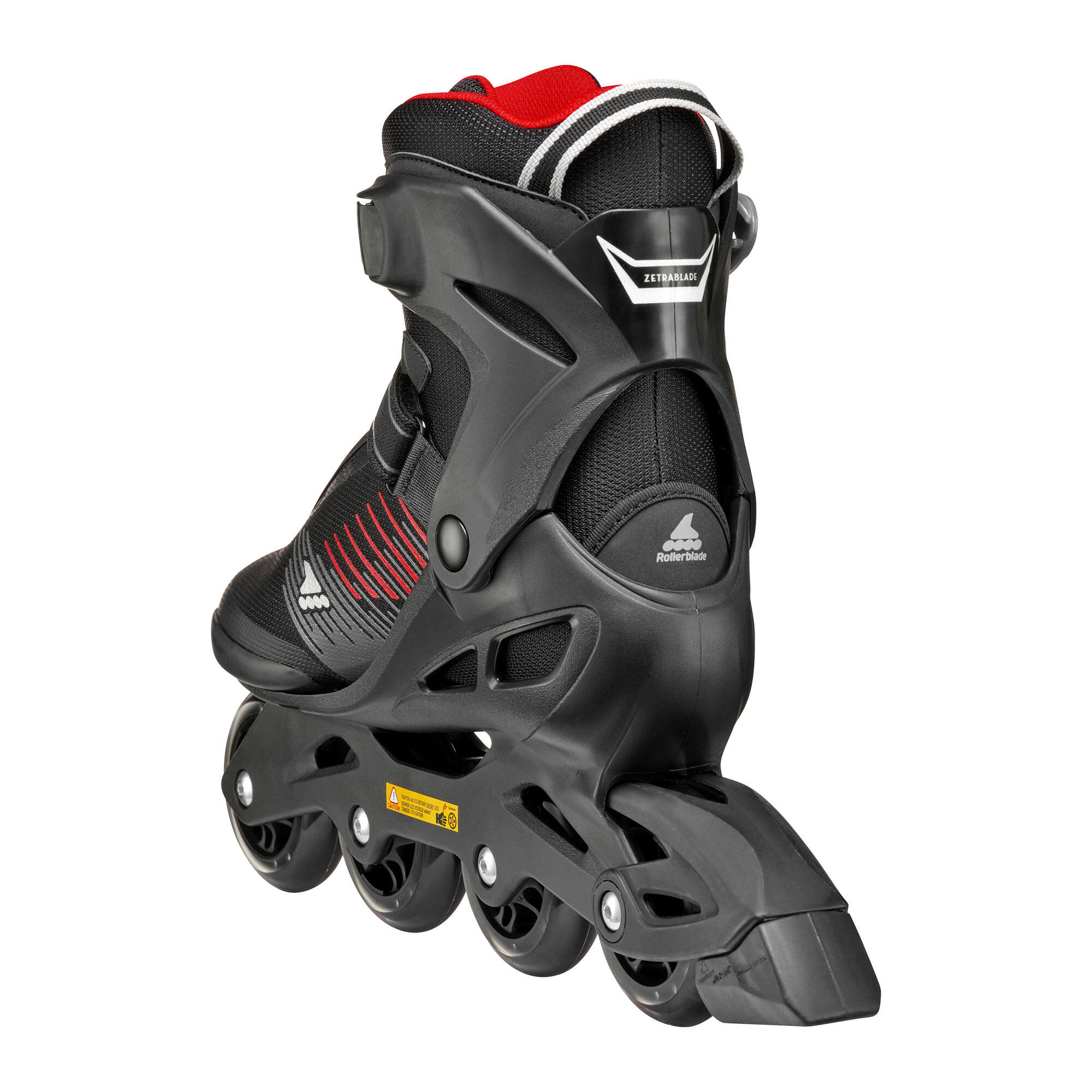 ROLLERBLADE Roller Fitness Zetrablade Noir Rouge 4/7