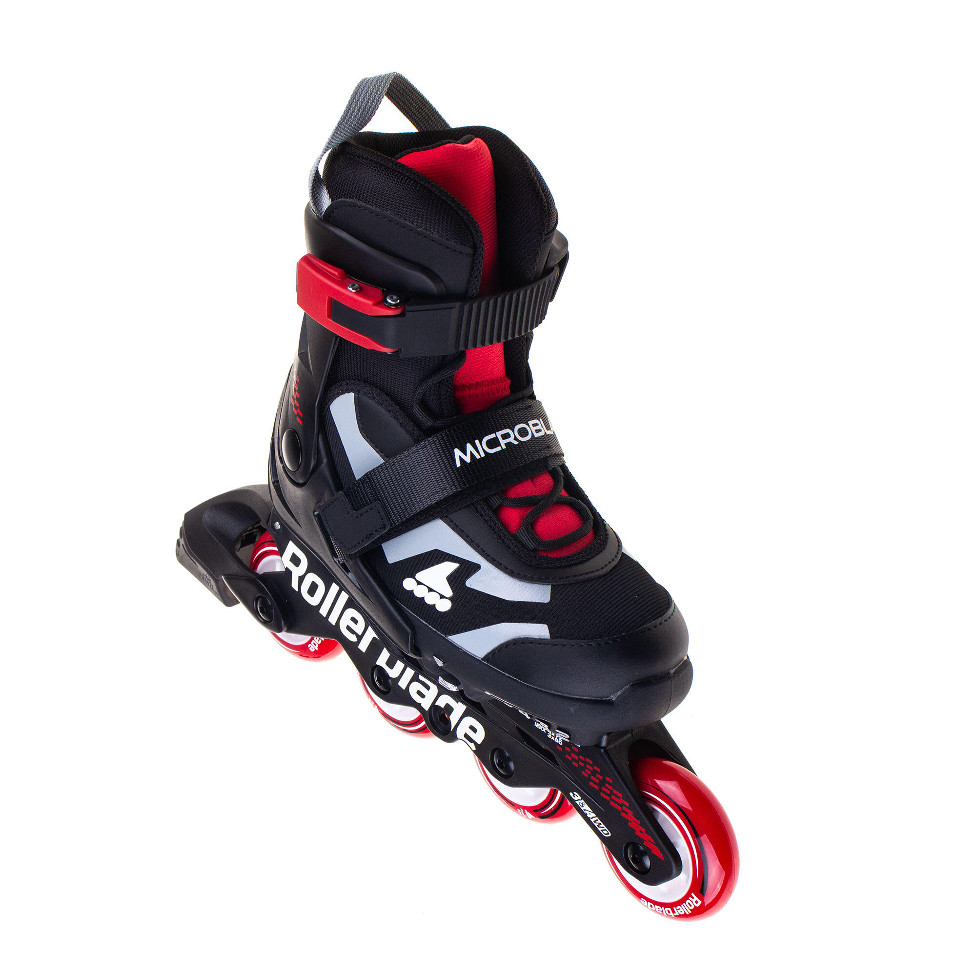 ROLLERBLADE Roller Fitness Enfant Microblade Combo Noir Rouge 3/7