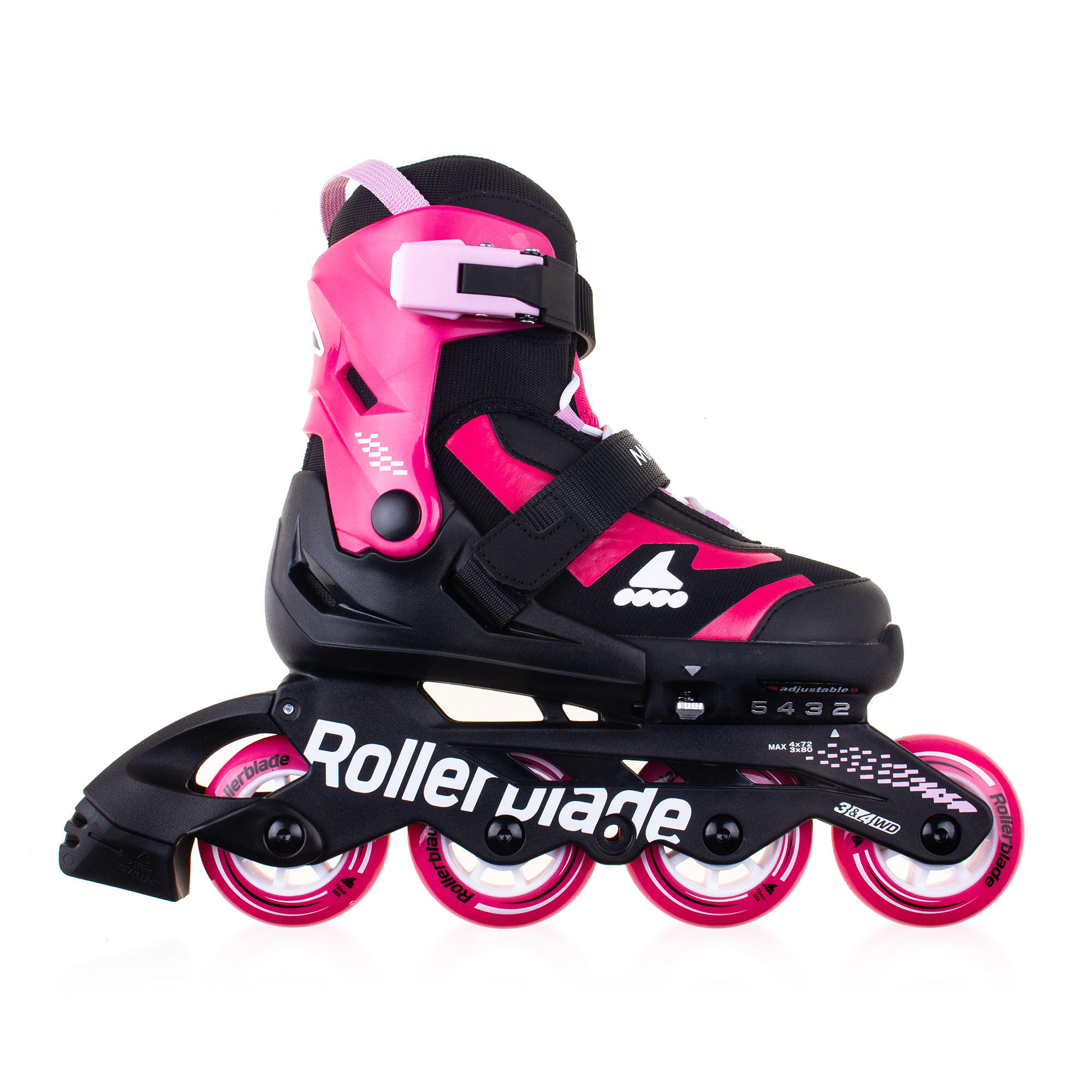 Rolki fitness i ochraniacze dla dzieci Rollerblade Microblade Combo regulowane 2/7