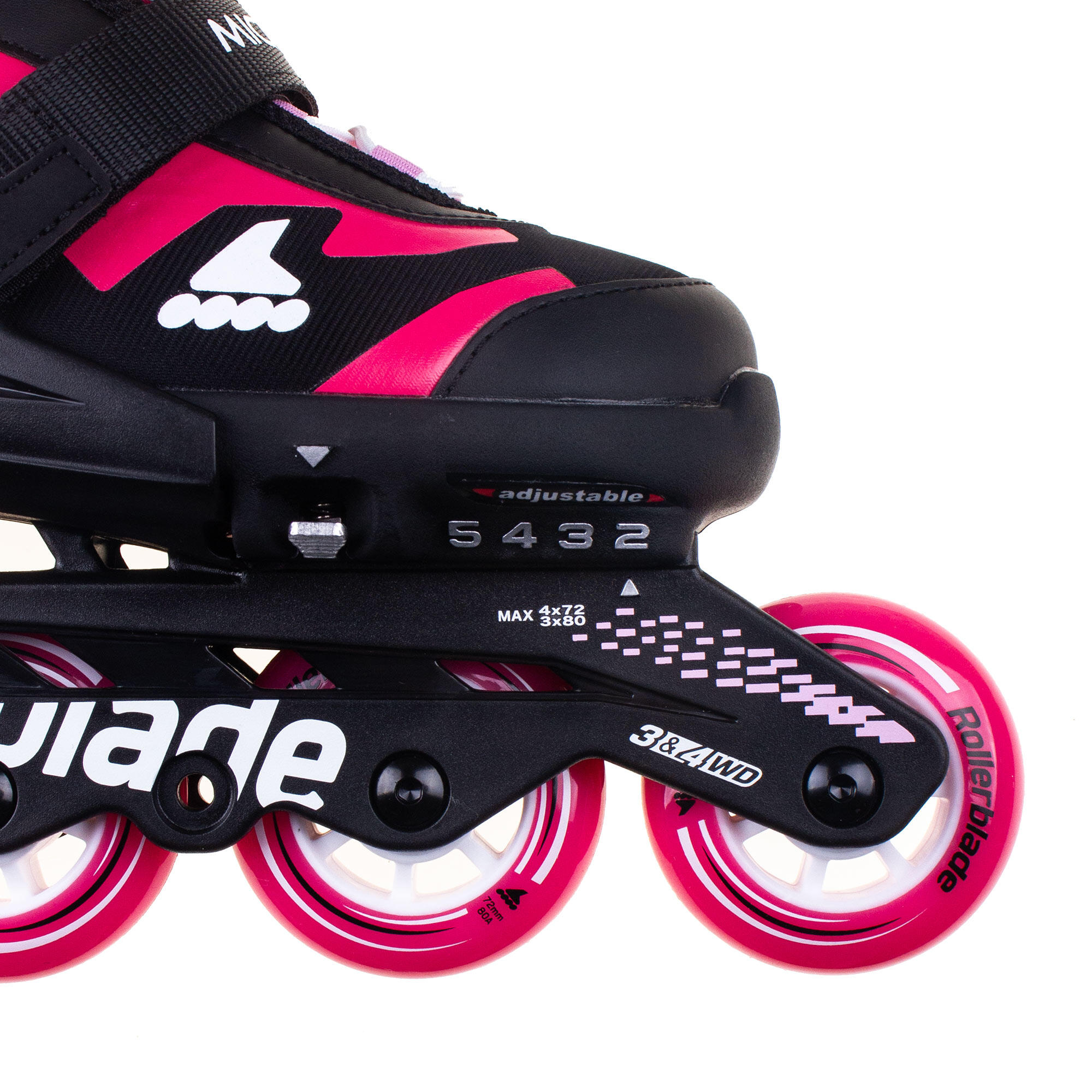 Rolki fitness i ochraniacze dla dzieci Rollerblade Microblade Combo regulowane 7/7