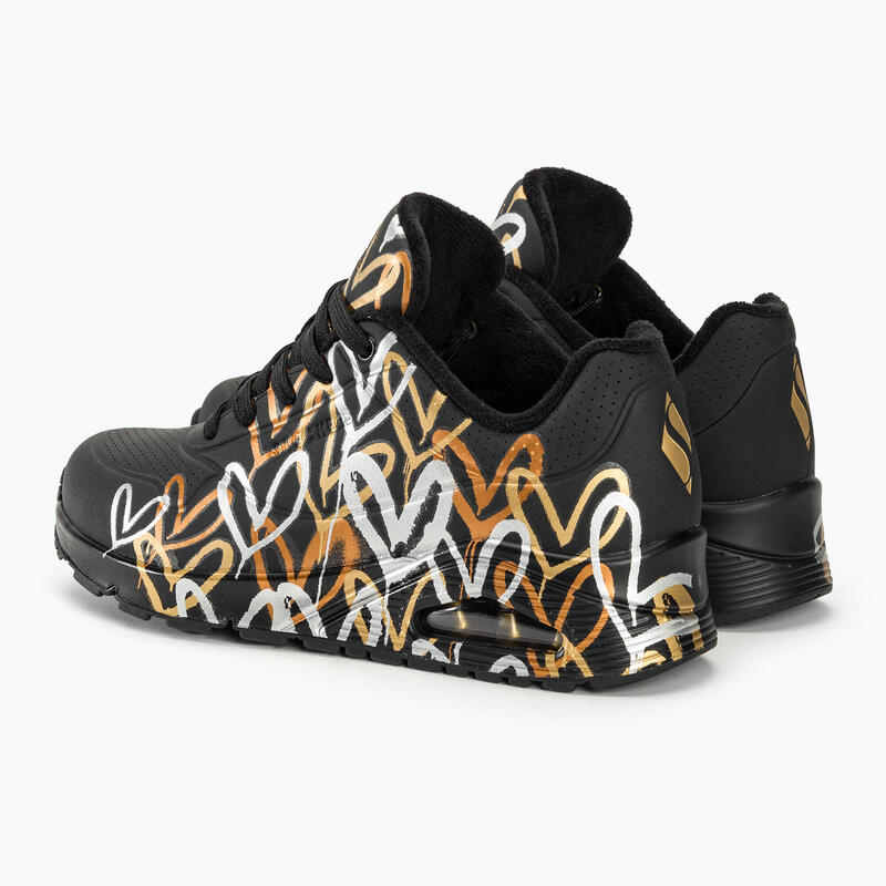 Pantofi damă SKECHERS JGoldcrown Uno Metallic Love