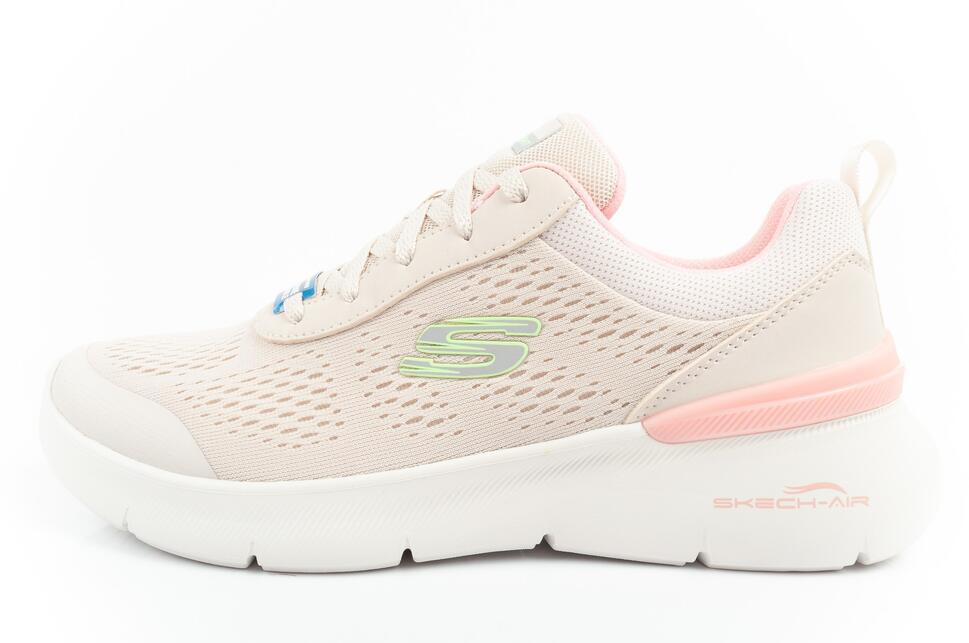 Buty sportowe sneakersy damskie Skechers Air Dynamight 2.0 beżowe