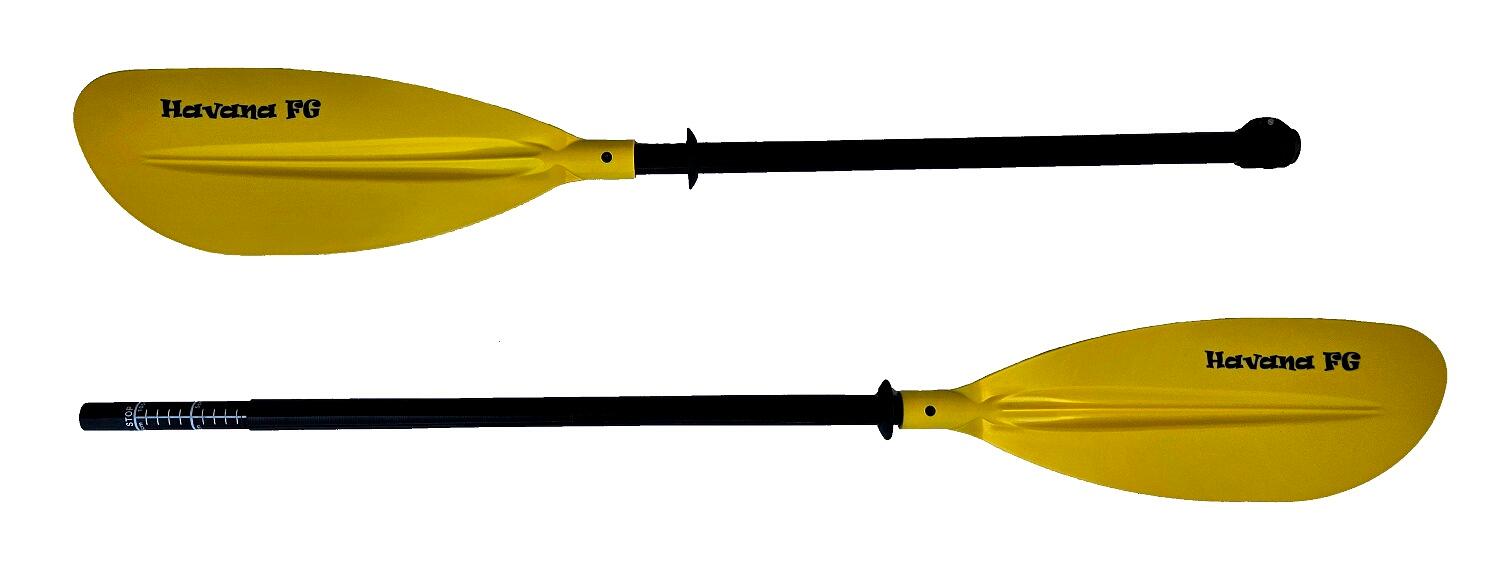 Wiosło kajakowe składane regulowane do pływania Scorpio kayak Havana FG 220-230c