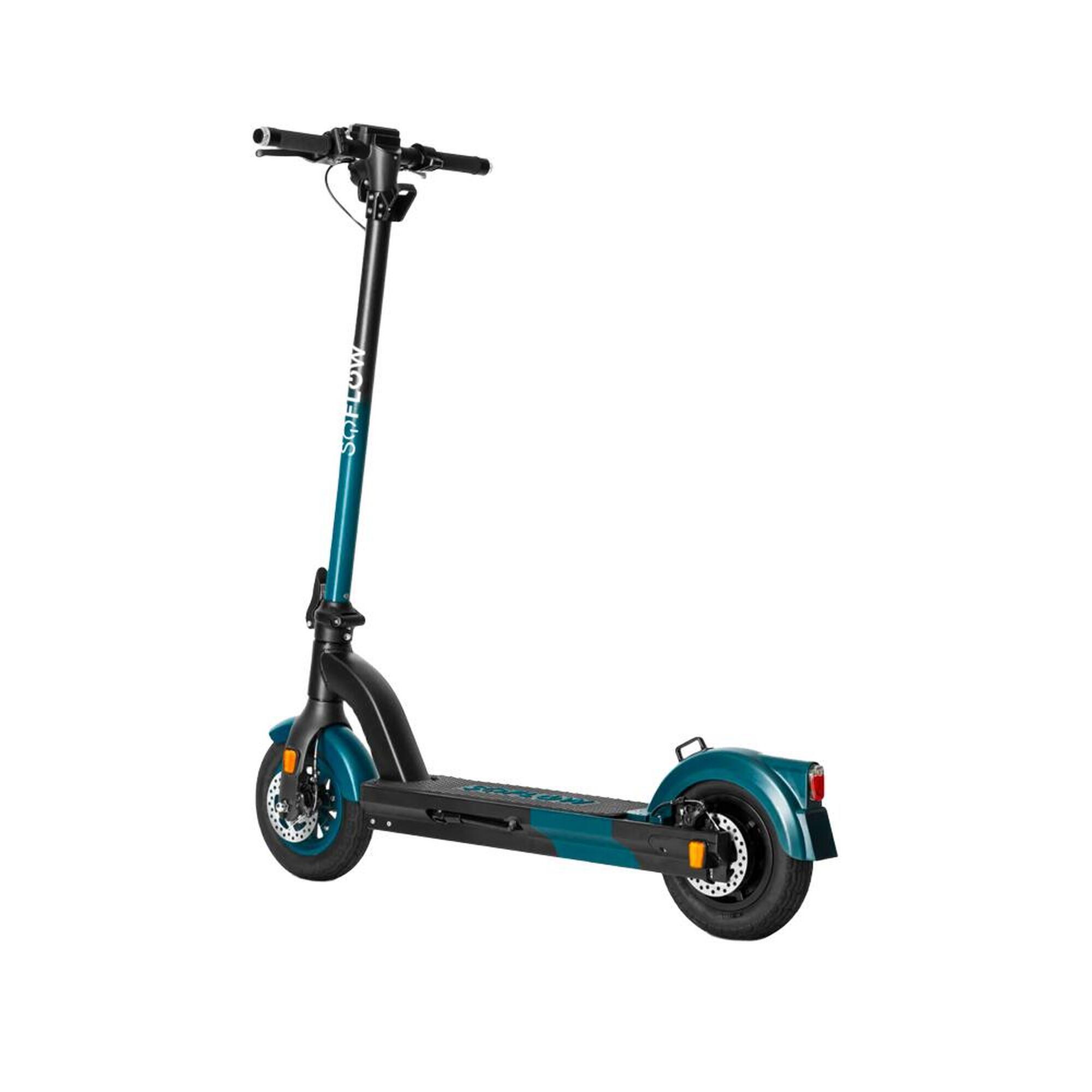 Trotineta Electrica SoFlow SO4 Pro Gen 2, 500W, 40Km Autonomie, Negru/Albastru