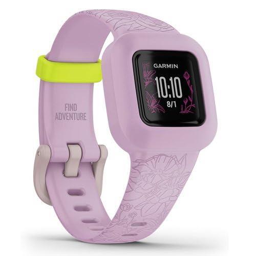 GARMIN Garmin Vivofit Jr. 3 Fitness Tracker Kids Junior 3 Lilac Floral Refurbished