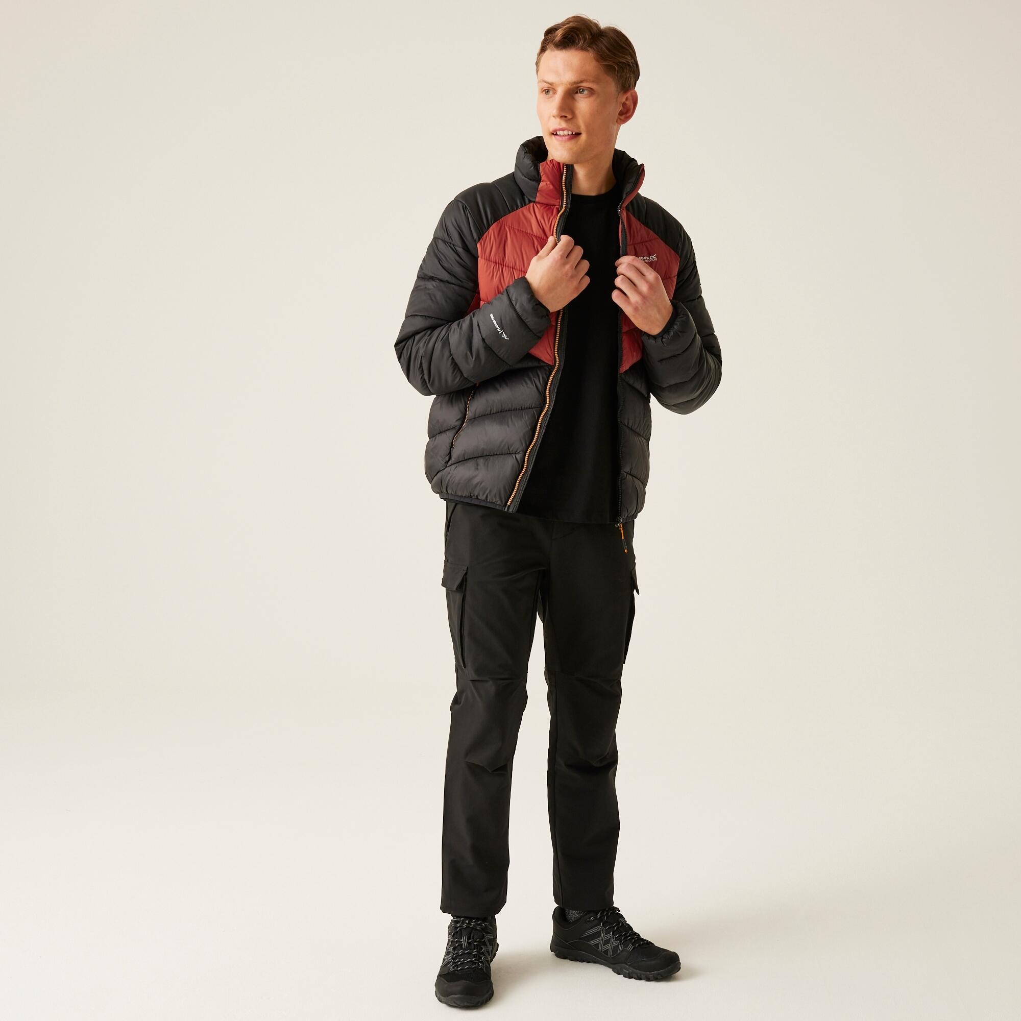 Chaqueta Acolchada REGATTA DALENT. RMN248 red ochre/black 4/7