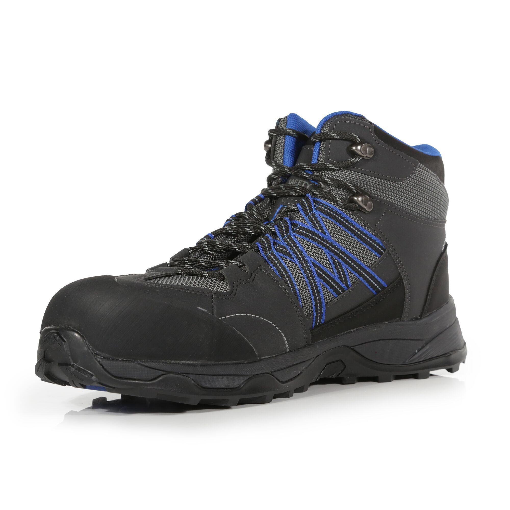 Chaussures Montantes De Sécurité CLAYSTONE Homme (Gris / Bleu) 2/5