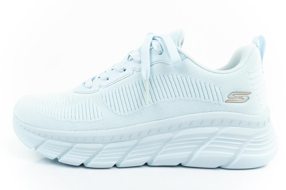 Buty sportowe sneakersy damskie Skechers Bobs niebieskie