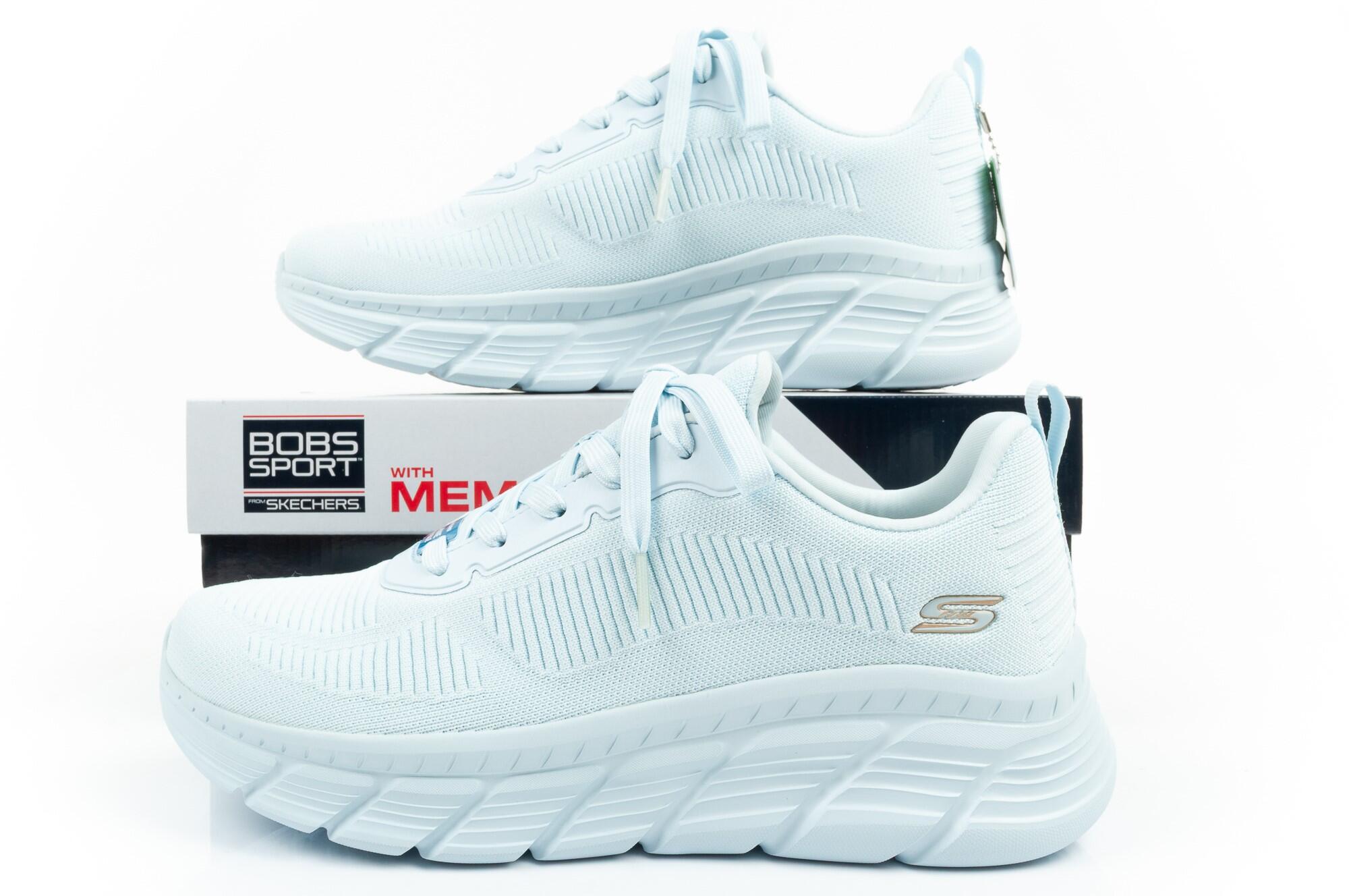 Buty sportowe sneakersy damskie Skechers Bobs niebieskie 7/7