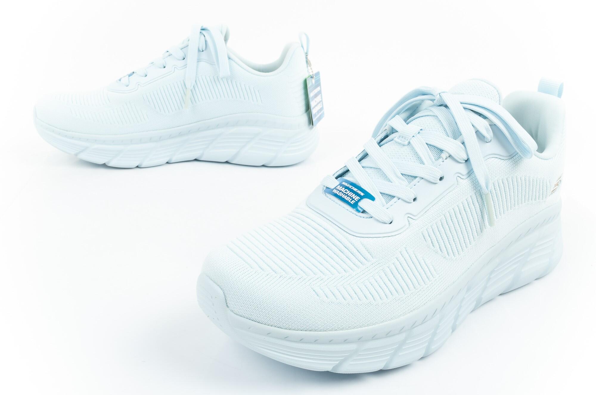 Buty sportowe sneakersy damskie Skechers Bobs niebieskie 5/7