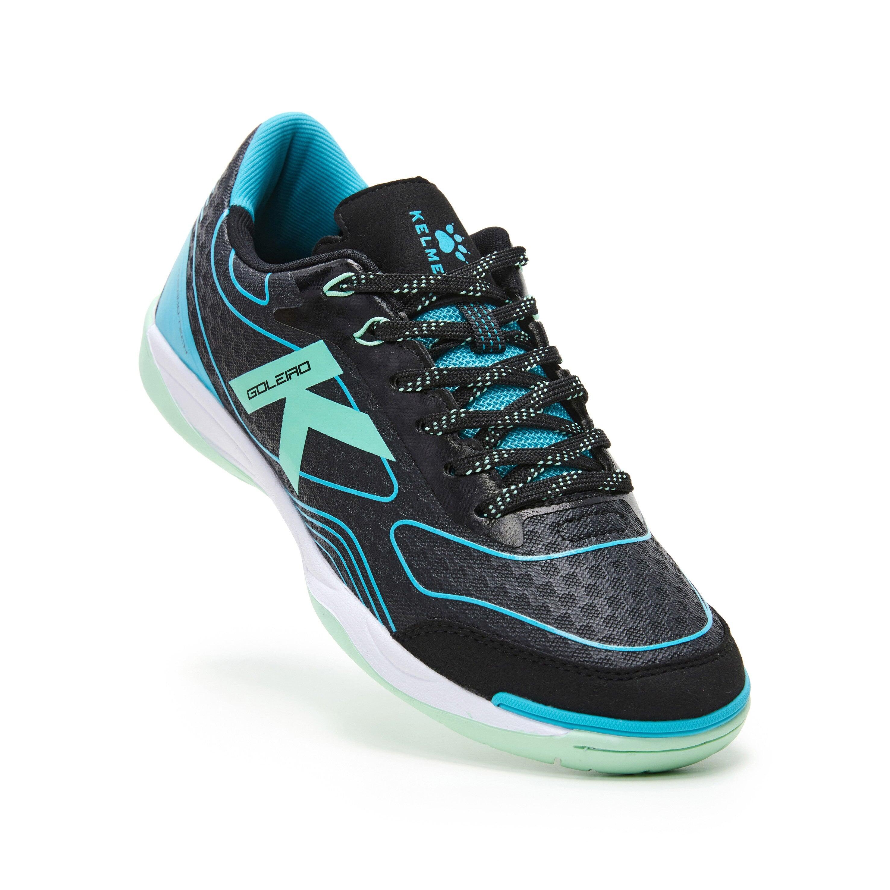Kelme Zapatillas De Futbol Sala Kelme Goleiro Nero e Verde 3/6