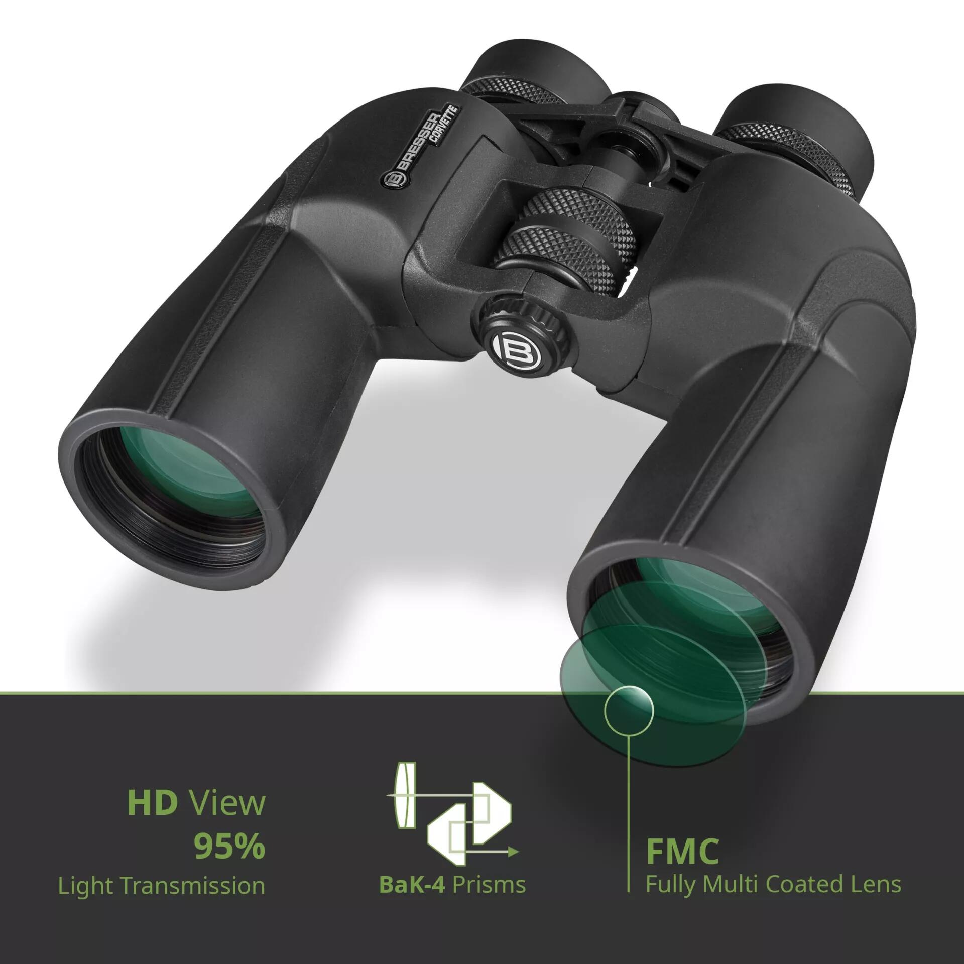 Binocolo BRESSER Corvette 7x50 con prismi di Porro - impermeabile 2/6