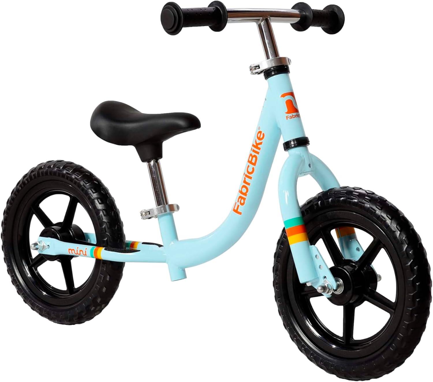 FABRICBIKE Mini - Bicicleta sem pedais de 12" para crianças, 2-5 anos. Blue 2/7
